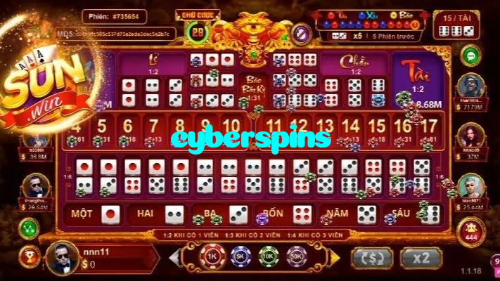 cyberspins casino presented on mobile device in Pakistan with slots and live games
